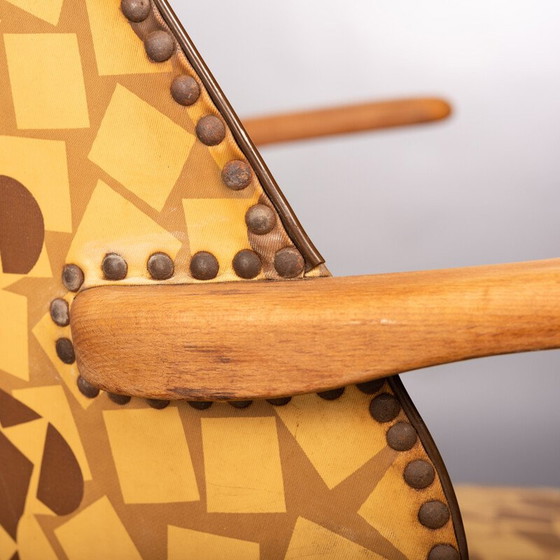 Image 1 of Ensemble vintage de 3 chaises danoises en vinyle