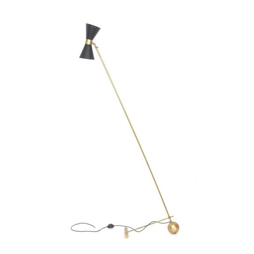 Lampadaire diabolo italien vintage