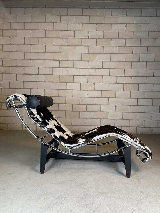 Image 1 of Fauteuil Cassina Lc4 Tri Colour Pony By Le Corbusier