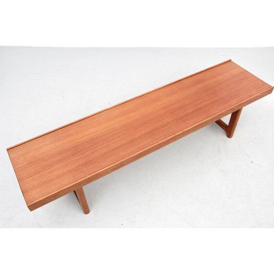 Image 1 of Banc vintage en teck scandinave par Bruksbo