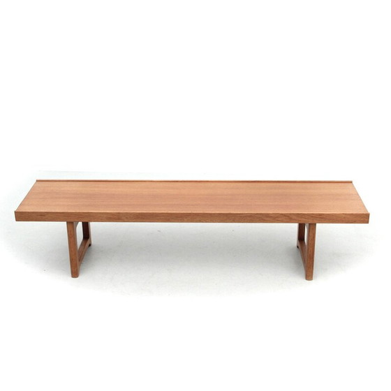 Image 1 of Banc vintage en teck scandinave par Bruksbo