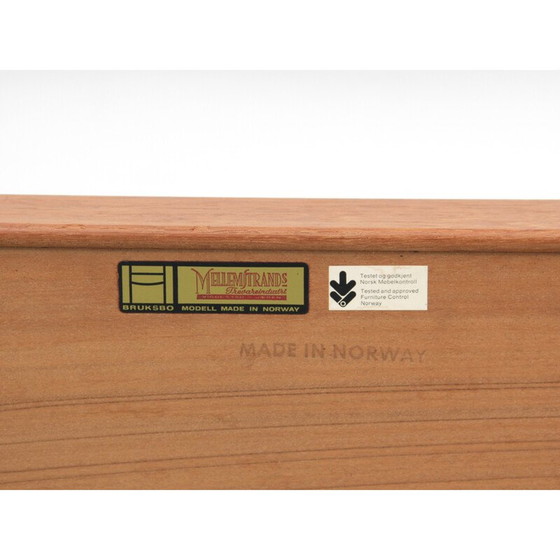 Image 1 of Banc vintage en teck scandinave par Bruksbo