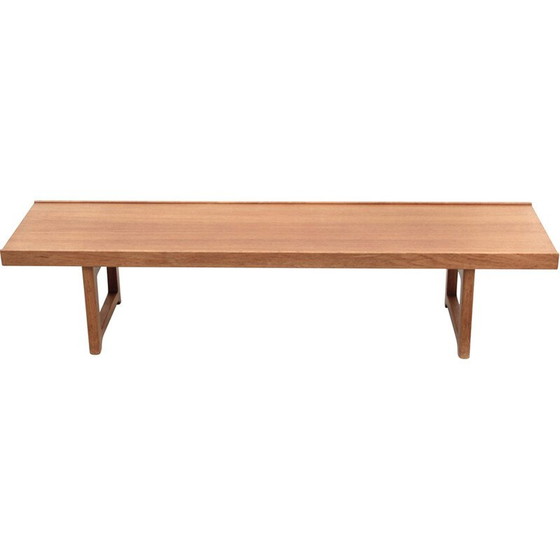 Image 1 of Banc vintage en teck scandinave par Bruksbo
