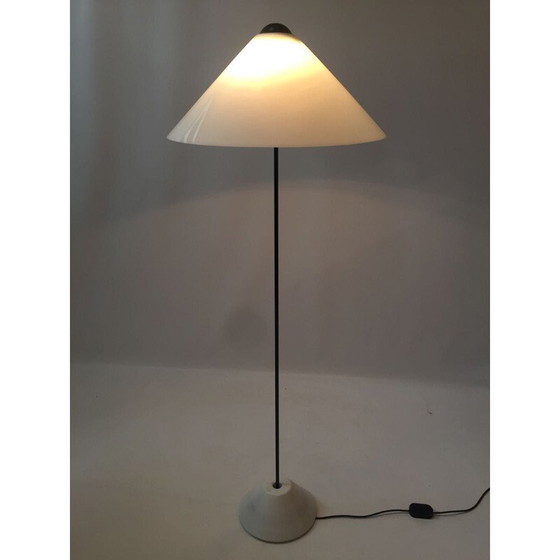 Image 1 of Lampadaire vintage Vico Magistretti "Snow" pour Oluce, Italie 1973s