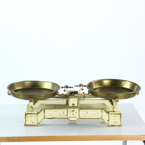 Image 1 of Balance de cuisine vintage de la société Rekord, Tchécoslovaquie 1940