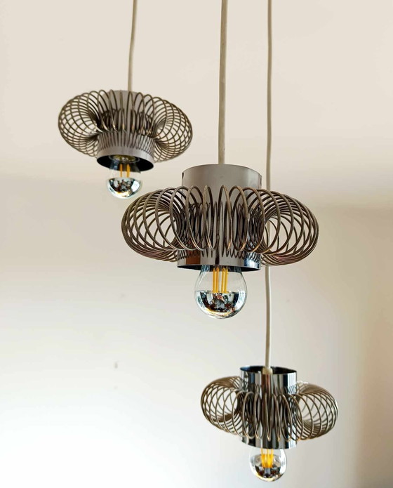 Image 1 of Lustre Cascade Space Age Philippe Rogier 1970 