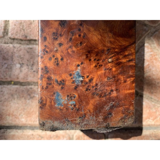 Image 1 of Table basse rectangulaire vintage en ronce de cèdre, années 1960