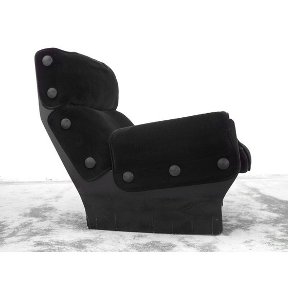 Image 1 of Fauteuil et ottoman Vintage Canada par Osvaldo Borsani pour Tecno, Italie 1965