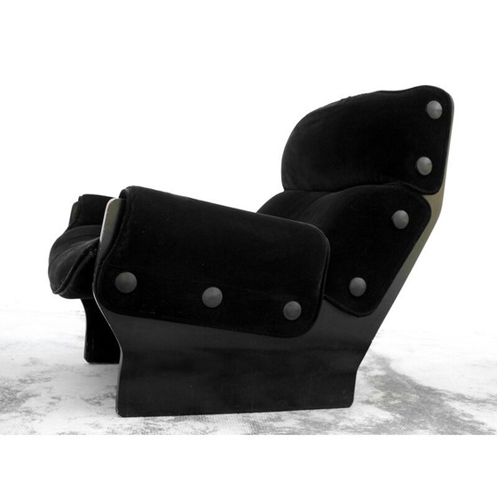 Image 1 of Fauteuil et ottoman Vintage Canada par Osvaldo Borsani pour Tecno, Italie 1965