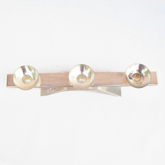 Image 1 of Chandelier vintage en laiton par K. Radtke pour Wmf, Allemagne 1960