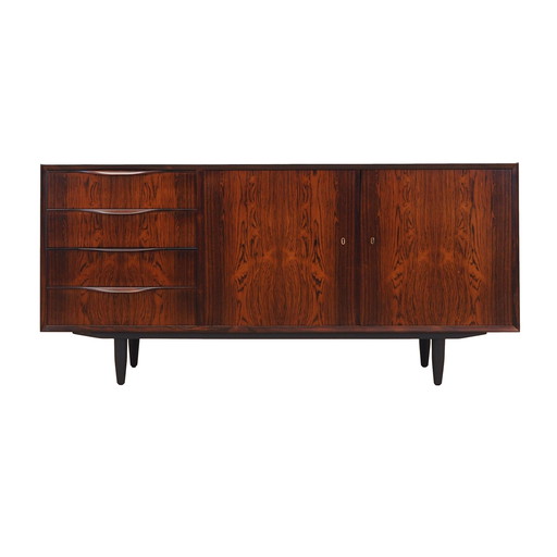 Commode en bois de rose, design danois, années 1960, designer : Erling Torvits