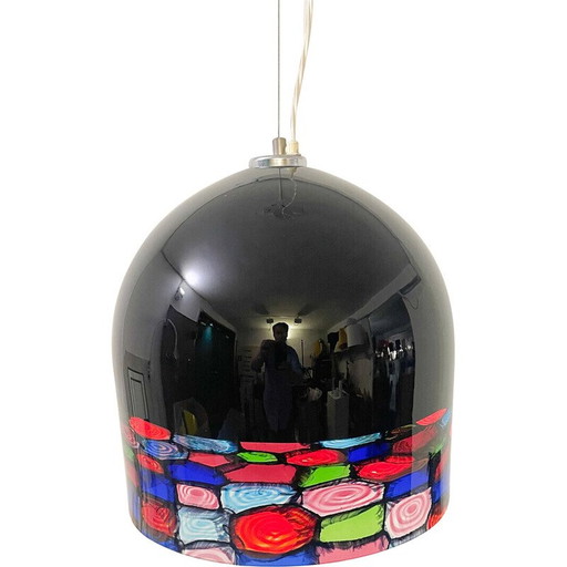 Ensemble de 3 lampes suspendues du Mid Century Tinta par Renato Toso et Note Massari pour Leucos, Italie, années 1970