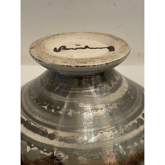 Image 1 of Coupe vintage sur talon en céramique par Lucien Brisdoux, 1950