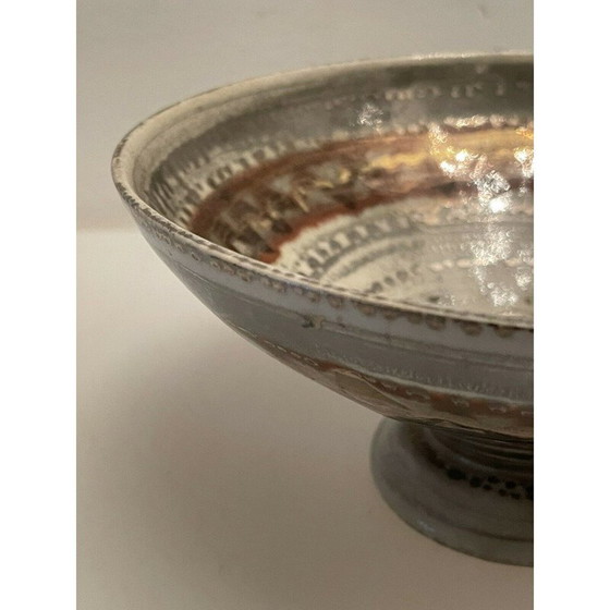 Image 1 of Coupe vintage sur talon en céramique par Lucien Brisdoux, 1950