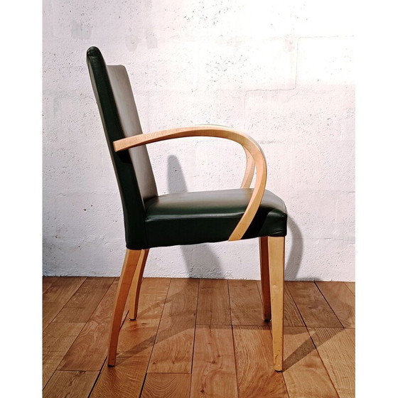 Image 1 of Chaise vintage Potocco en simili cuir, Italie