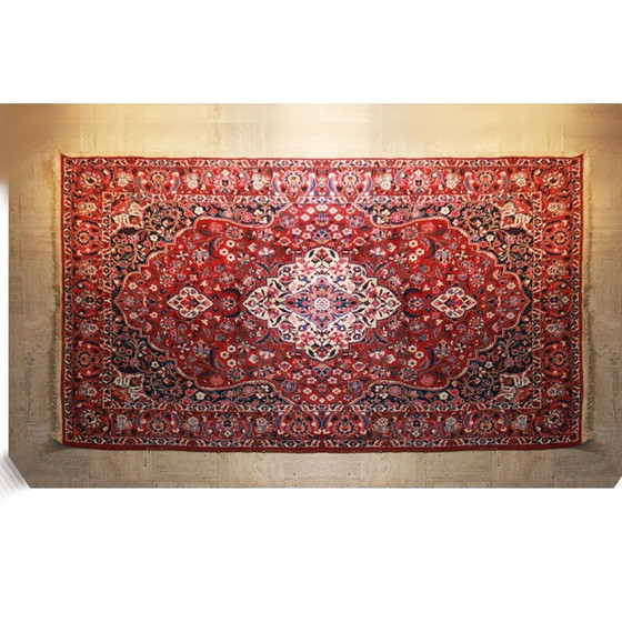 Image 1 of Tapis vintage en laine Keshan, Iran