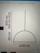 2 Lampes suspendues Flos Skygarden 90 Colour White