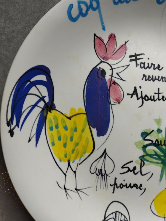 Image 1 of Assiette Ancienne De Lili Voltz 1950 - 1960