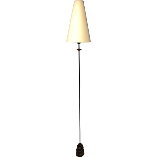 Lampadaire vintage en fer forgé, 1970