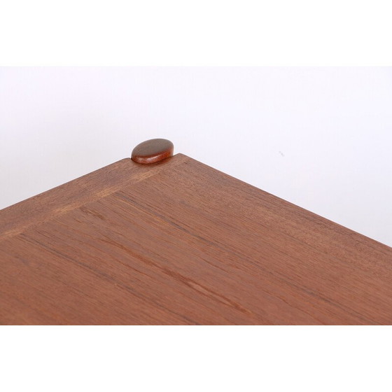 Image 1 of Table basse vintage en teck avec plateau réversible, Danemark 1960
