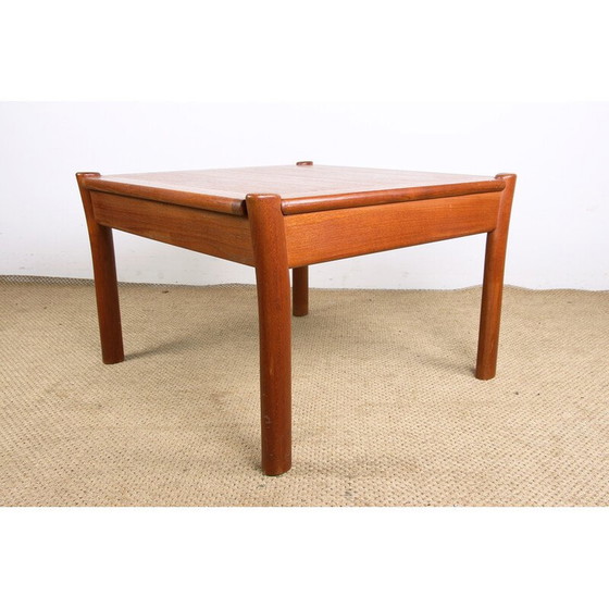 Image 1 of Table basse vintage en teck avec plateau réversible, Danemark 1960