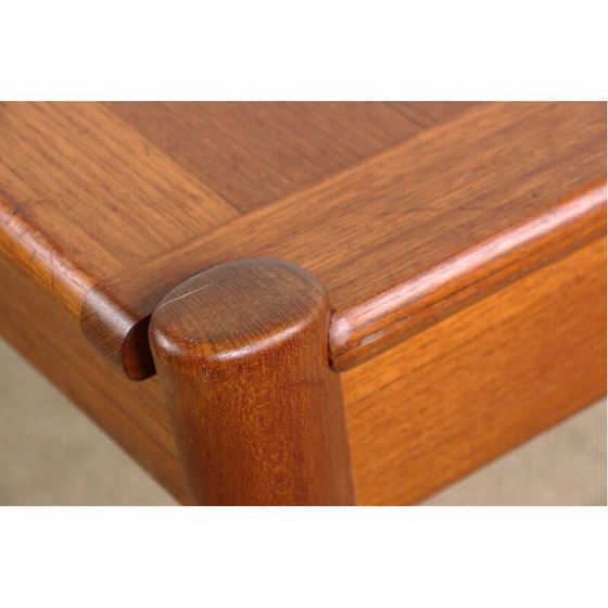 Image 1 of Table basse vintage en teck avec plateau réversible, Danemark 1960