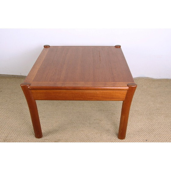 Image 1 of Table basse vintage en teck avec plateau réversible, Danemark 1960