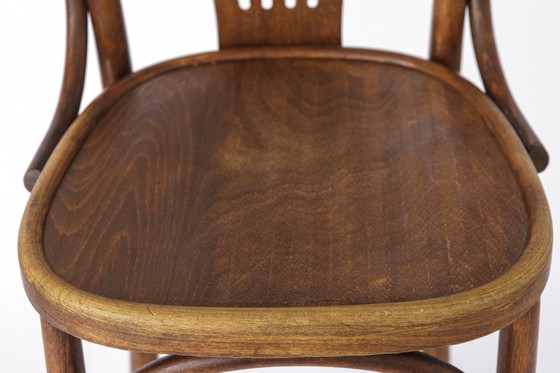 Image 1 of 1 tabouret haut de pub irlandais en bois vintage avec technique en bois courbé 1960S-1970S