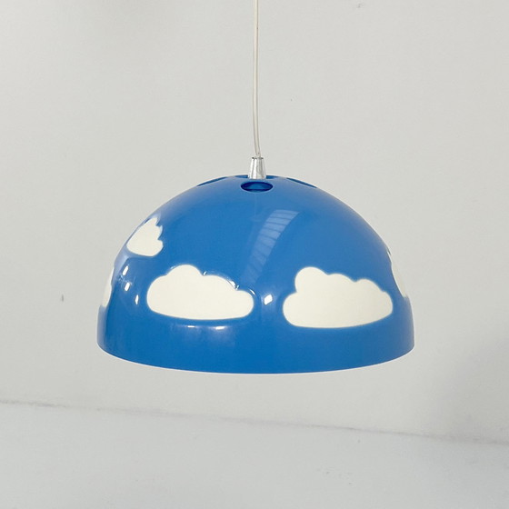 Image 1 of Lampe suspendue Skojig bleue par Henrik Preutz pour Ikea, 1990S