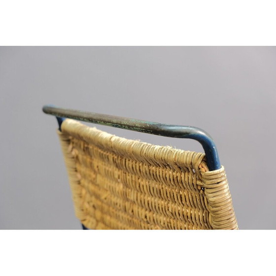 Image 1 of Ensemble de 4 chaises empilables vintage de Paul Schneider Esleben pour Wilde et Spieth, Allemagne 1950