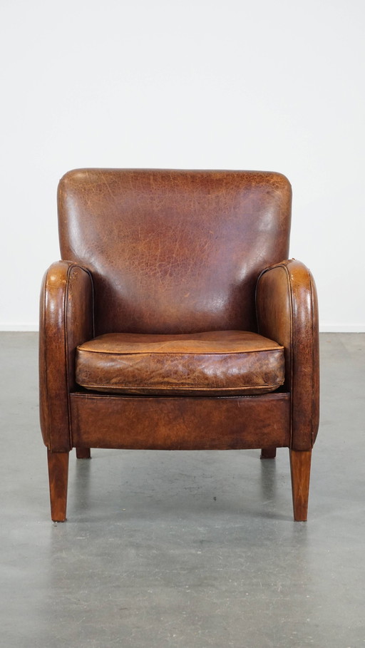 Fauteuil en peau de mouton