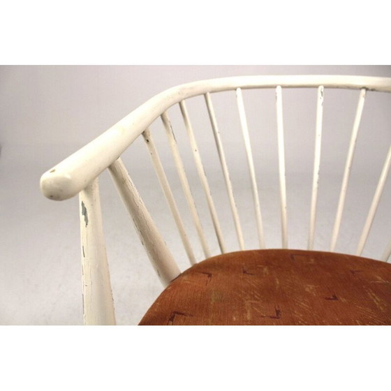 Image 1 of Chaise longue vintage en bois par Sonna Rosen pour Nässjö Stolfabrik Suède