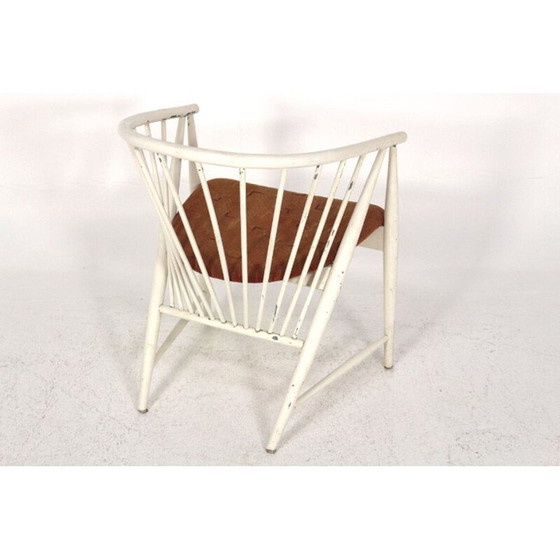 Image 1 of Chaise longue vintage en bois par Sonna Rosen pour Nässjö Stolfabrik Suède