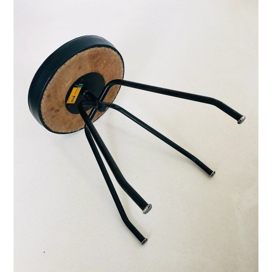 Image 1 of Ensemble de 3 tabourets Proni vintage, Italie 1950