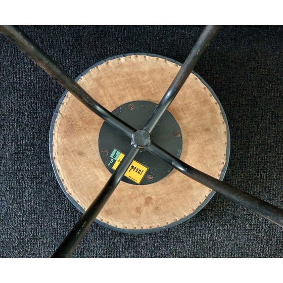 Image 1 of Ensemble de 3 tabourets Proni vintage, Italie 1950