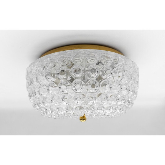 Image 1 of Plafonnier en verre vintage pour Limburg, Allemagne 1960