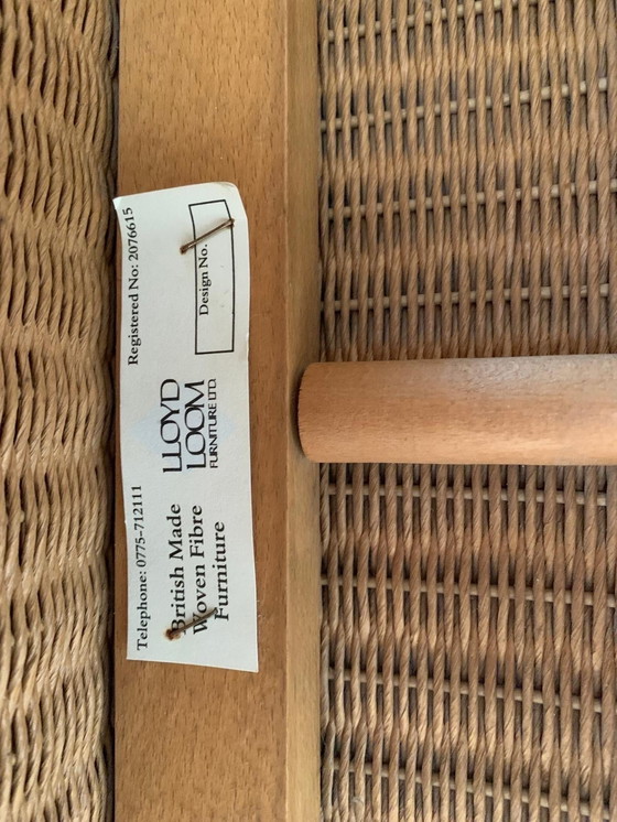 Image 1 of Chaises Lloyd Loom -Set 4