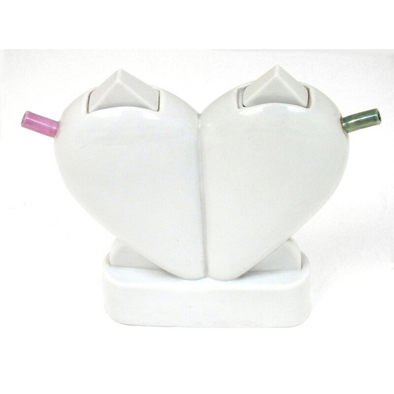 Image 1 of Burette vintage en porcelaine Matteo Thun pour anthologie Quartett 1980