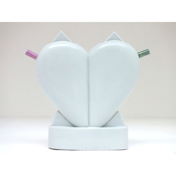 Image 1 of Burette vintage en porcelaine Matteo Thun pour anthologie Quartett 1980