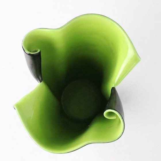 Image 1 of Vase mouchoir vintage par Elchinger, France 1950