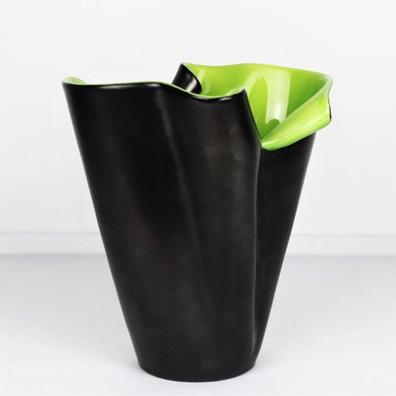 Image 1 of Vase mouchoir vintage par Elchinger, France 1950