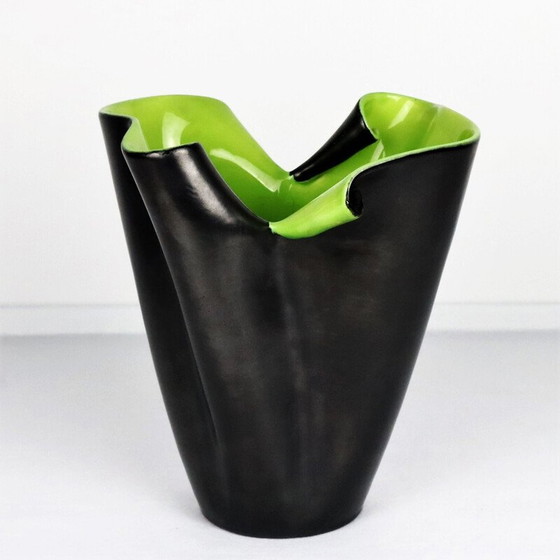 Image 1 of Vase mouchoir vintage par Elchinger, France 1950
