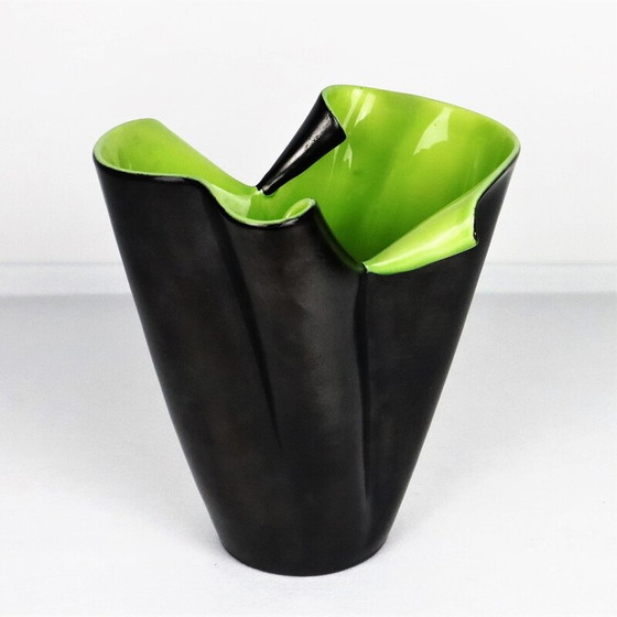 Image 1 of Vase mouchoir vintage par Elchinger, France 1950