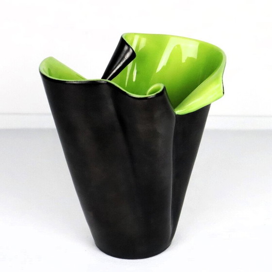 Image 1 of Vase mouchoir vintage par Elchinger, France 1950