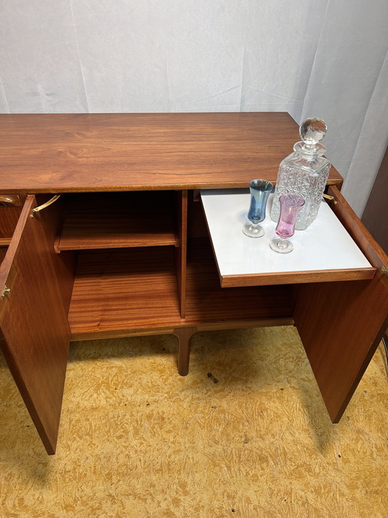 Image 1 of Mid Century Retro Vintage Teck Sideboard By A.H. Mcintosh 1960 - Designed By Tom Robertson