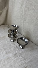 6X Coupes Guy Degrenne en acier inoxydable