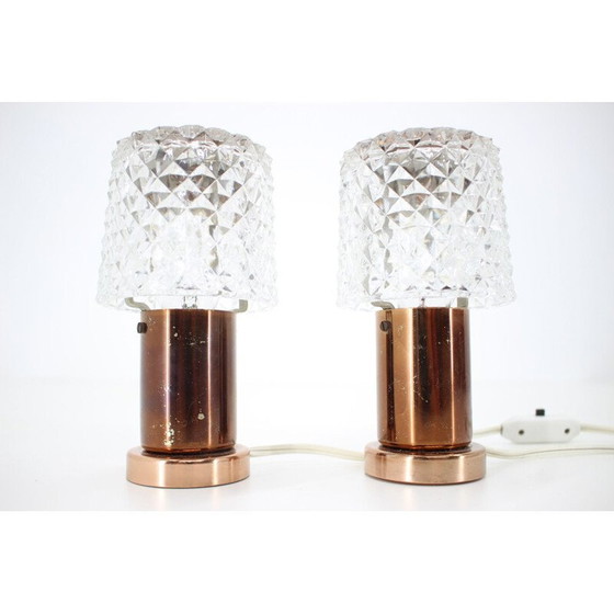 Image 1 of Paire de lampes de table vintage de Kamenicky Senov, 1970