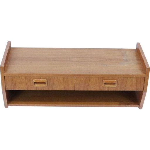 Etagère murale vintage en teck, Suède 1960