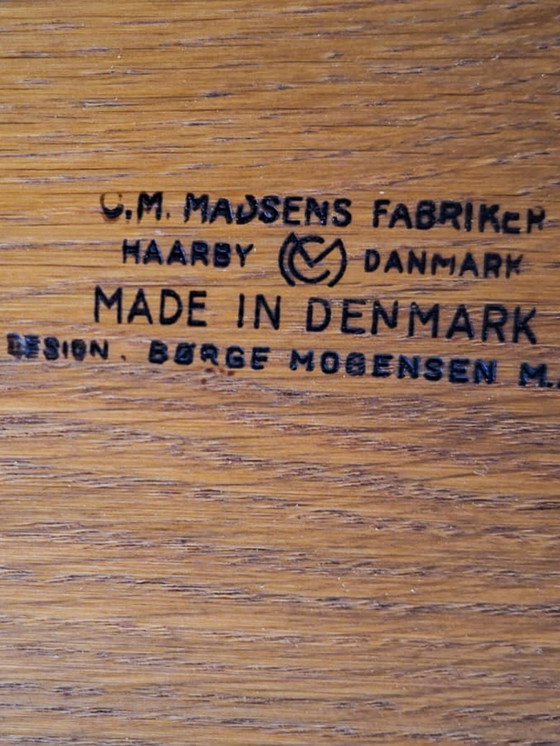 Image 1 of Børge Mogensen Table à manger Shaker Chêne Danois Vintage