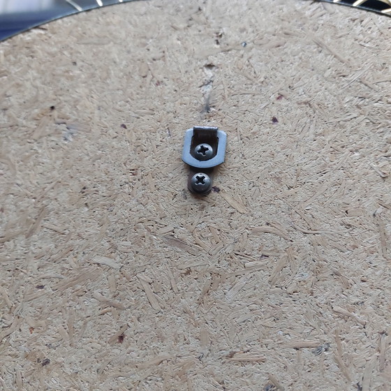 Image 1 of Miroir poli rond vintage